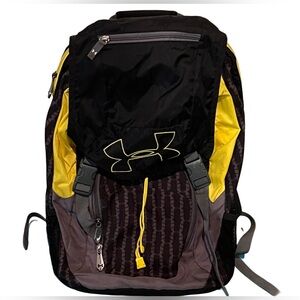 Under Armour Black and Yellow Men's Backpack